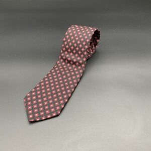 Vintage Reis of New Haven All Silk Tie Red Black Check